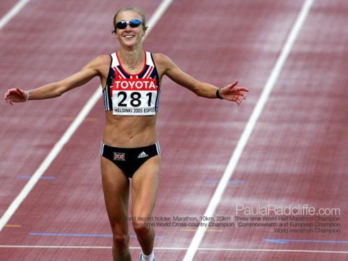 Paula Radcliffe, en av världens bästa marathonlöpare